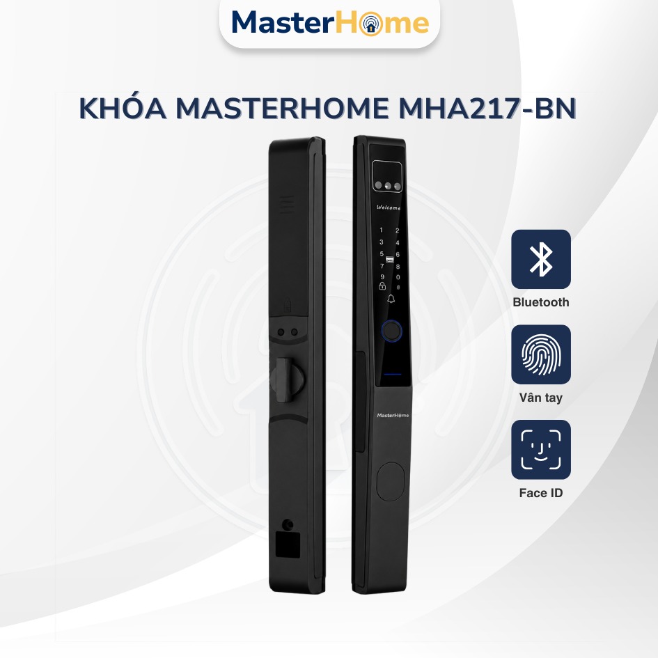 Khóa Cửa Thông Minh FaceID MasterHome MHA217-BN