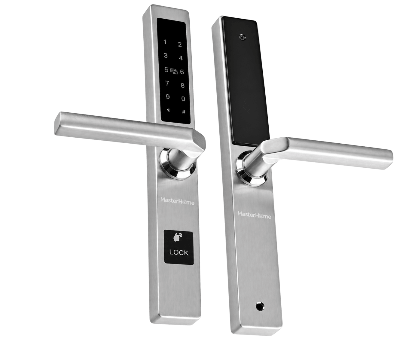 khóa cửa khách sạn MasterHome MH-S103-INOX — hình 1
