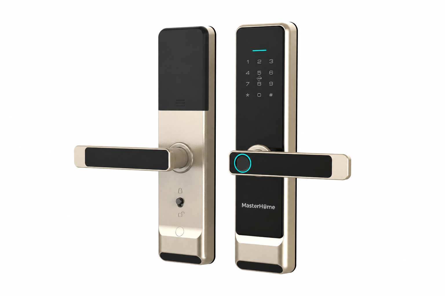 khóa điện tử cửa gỗ MasterHome MHS300-G — hình 1
